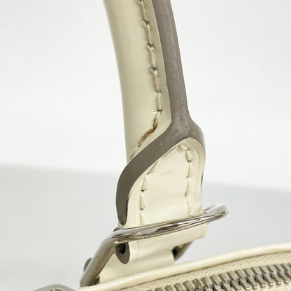 Louis Vuitton White Leather Alma