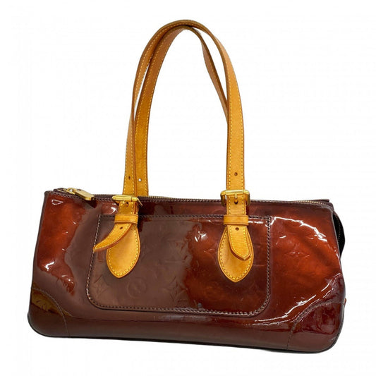 Louis Vuitton Red Patent Leather Rosewood