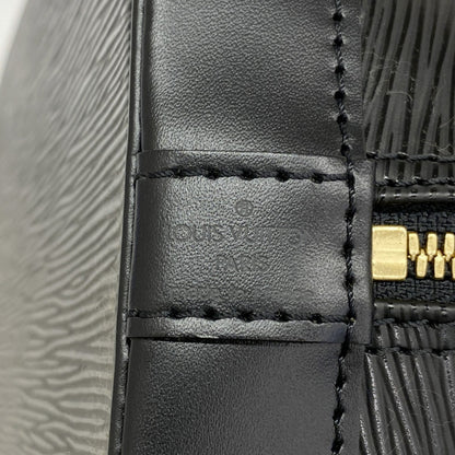 Louis Vuitton Black Leather Alma