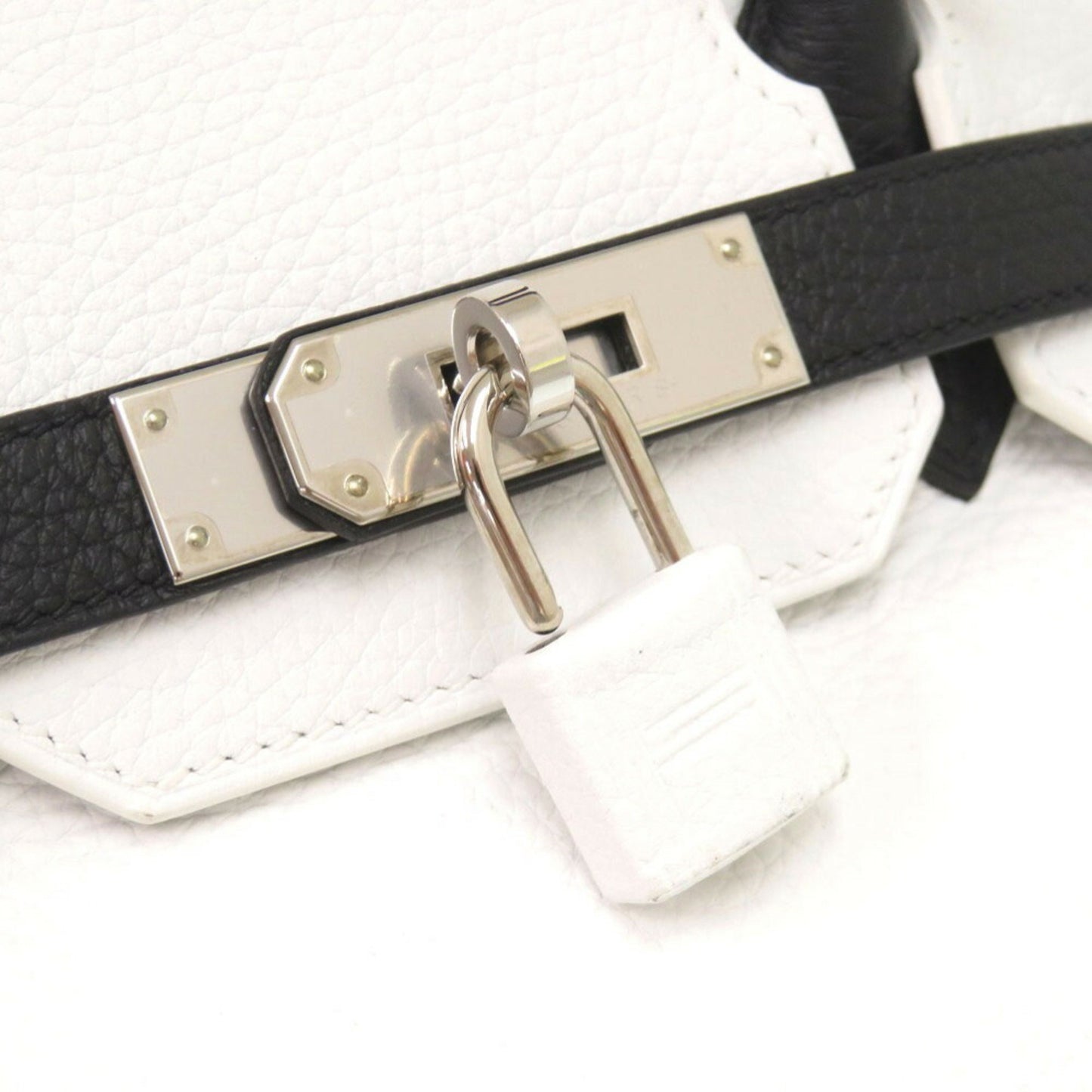 Hermès White Leather Birkin 30