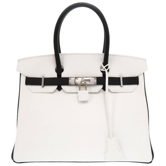 Hermès White Leather Birkin 30