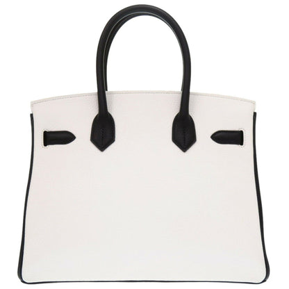 Hermès White Leather Birkin 30
