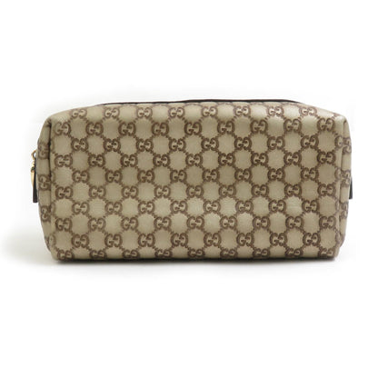 Gucci Brown Leather Micro Guccissima