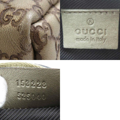 Gucci Brown Leather Micro Guccissima