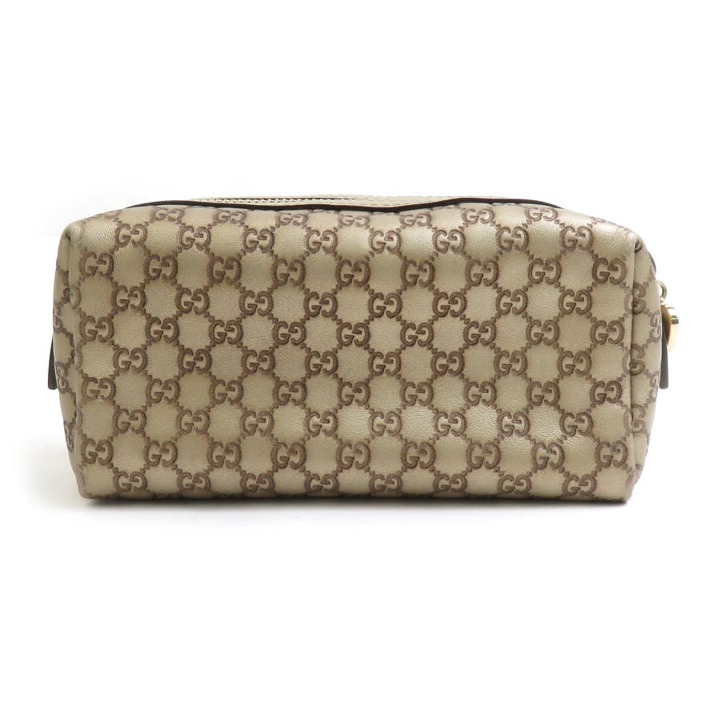 Gucci Brown Leather Micro Guccissima