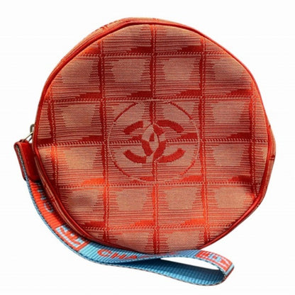 Chanel Red Synthetic Travel Line