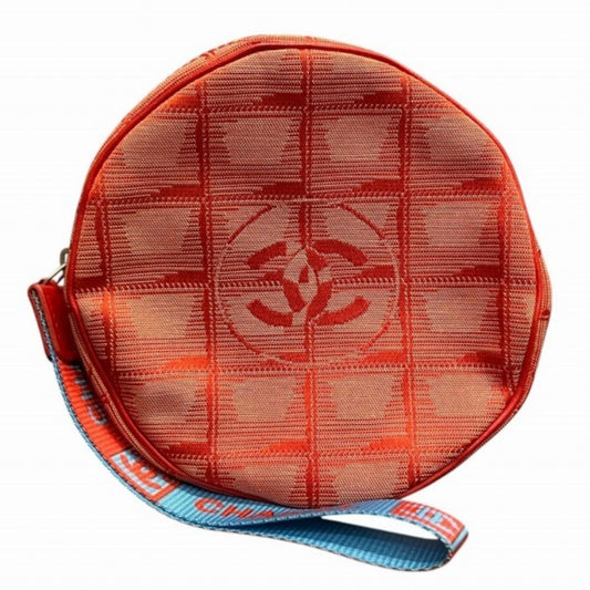 Chanel Red Synthetic Travel Line