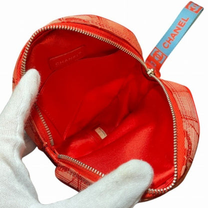 Chanel Red Synthetic Travel Line