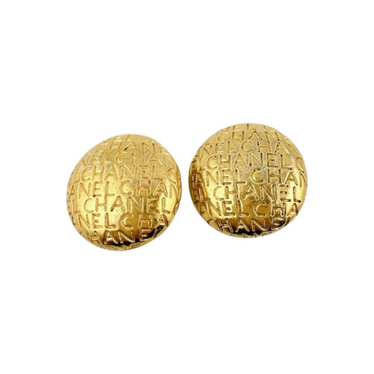 Chanel Gold Metal Earring