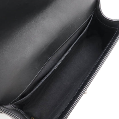 Chanel White Leather Boy