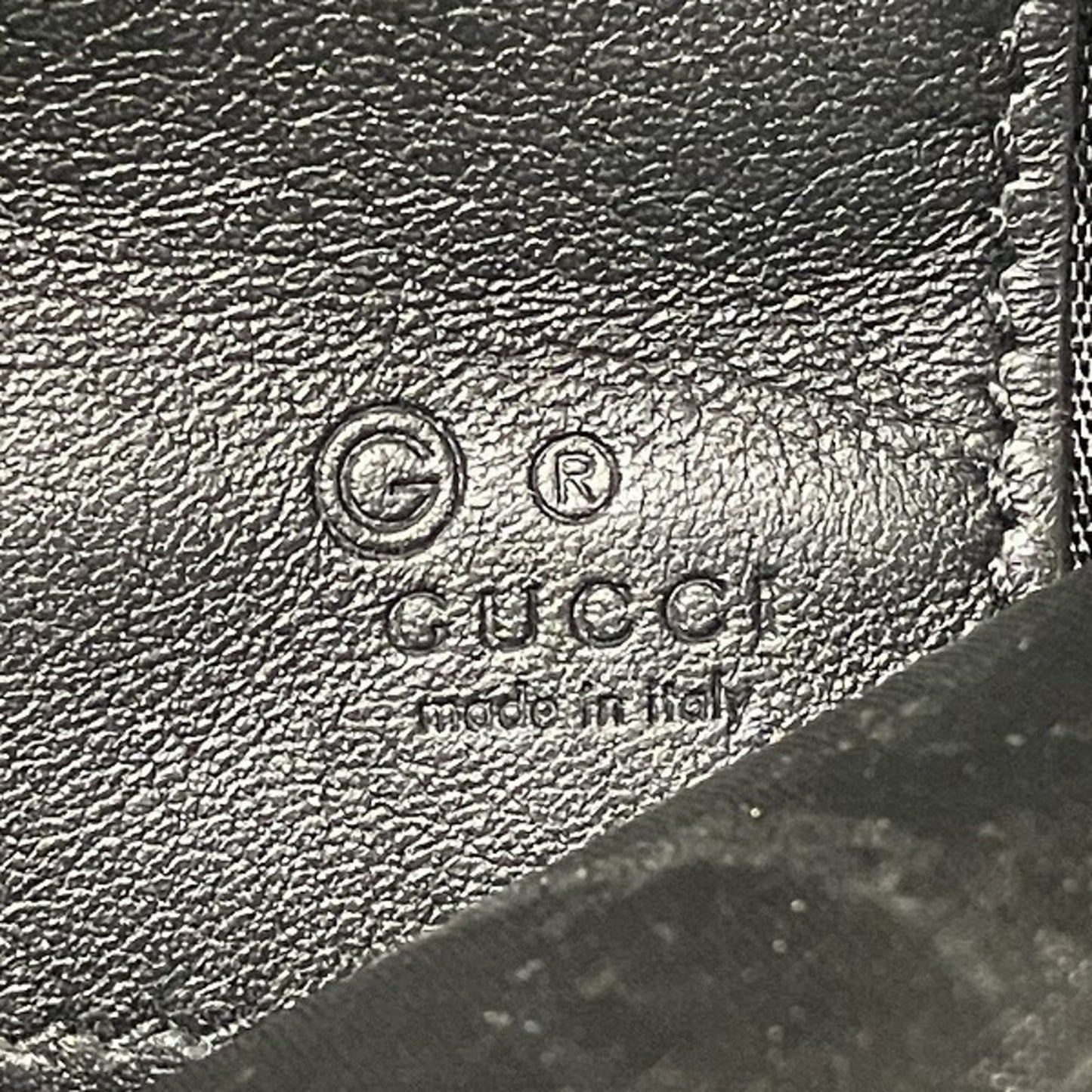 Gucci Black Leather Micro Guccissima