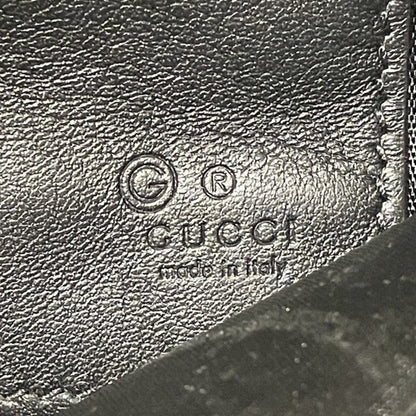 Gucci Black Leather Micro Guccissima
