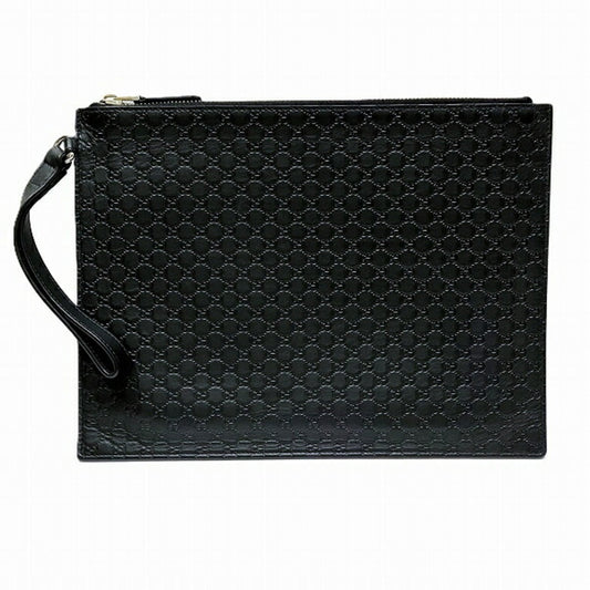 Gucci Black Leather Micro Guccissima