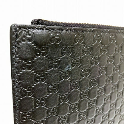 Gucci Black Leather Micro Guccissima