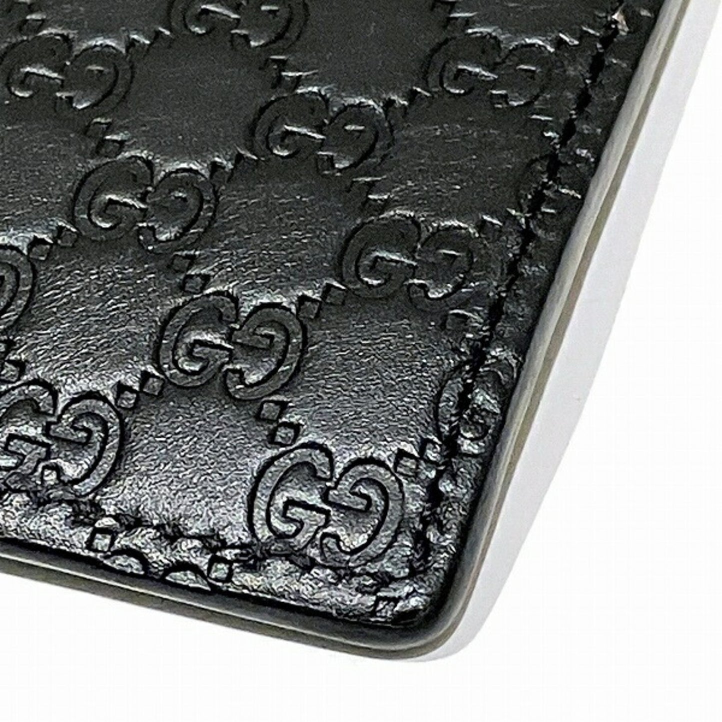 Gucci Black Leather Micro Guccissima