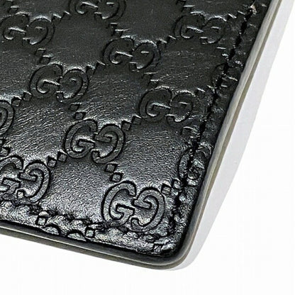 Gucci Black Leather Micro Guccissima