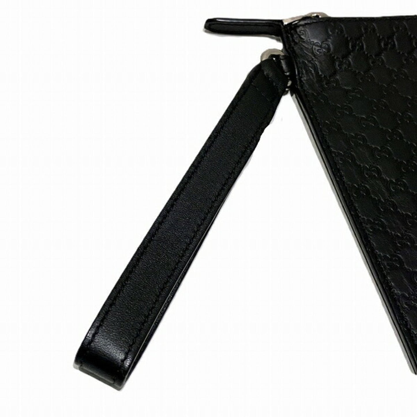 Gucci Black Leather Micro Guccissima
