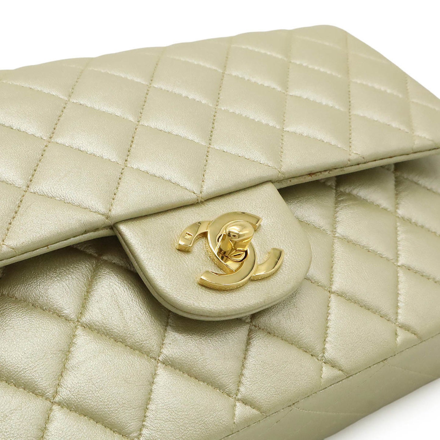 Chanel Gold Leather Timeless