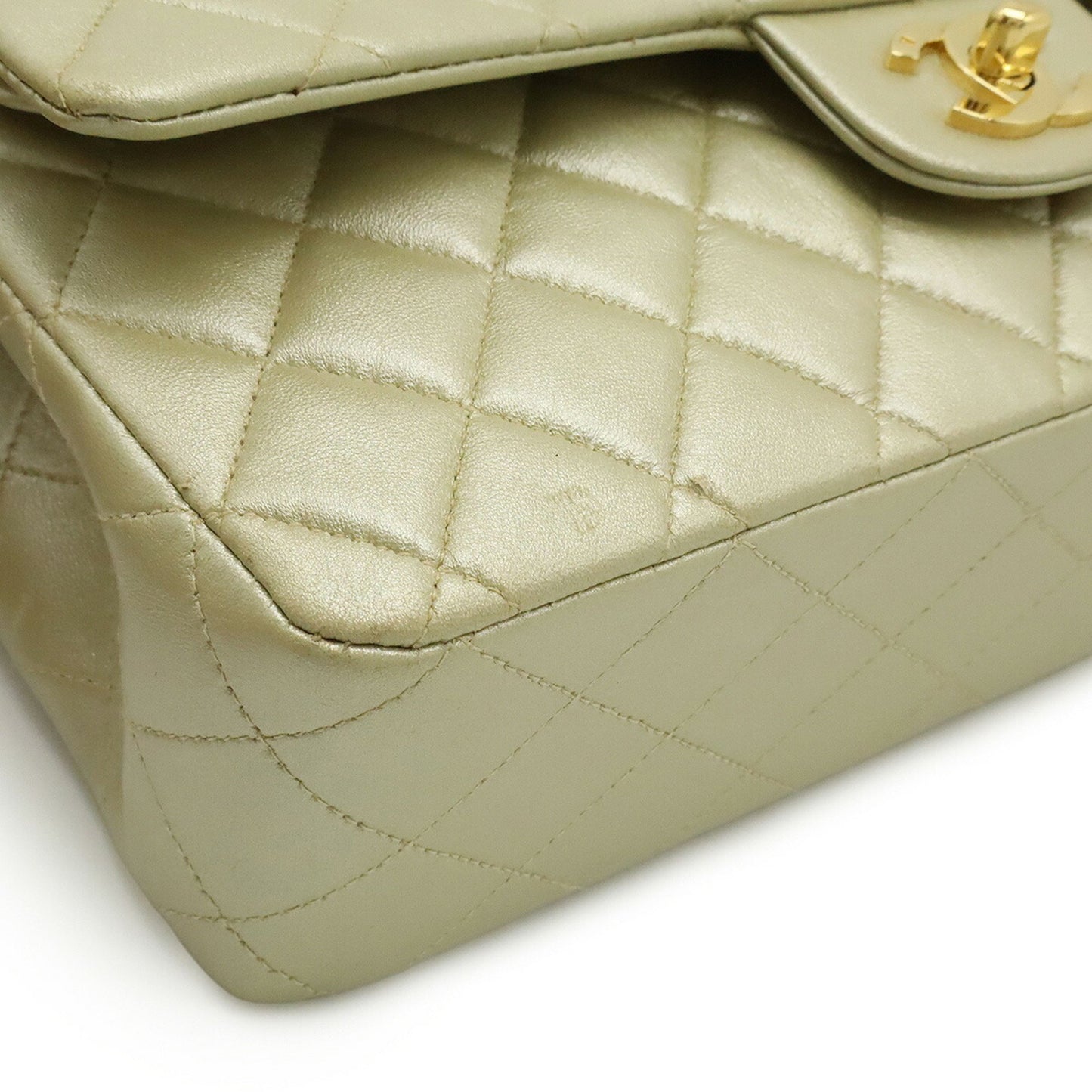 Chanel Gold Leather Timeless