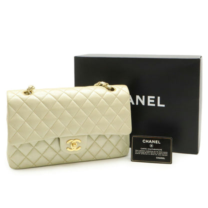Chanel Gold Leather Timeless