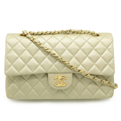 Chanel Gold Leather Timeless