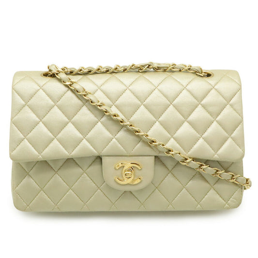 Chanel Gold Leather Timeless