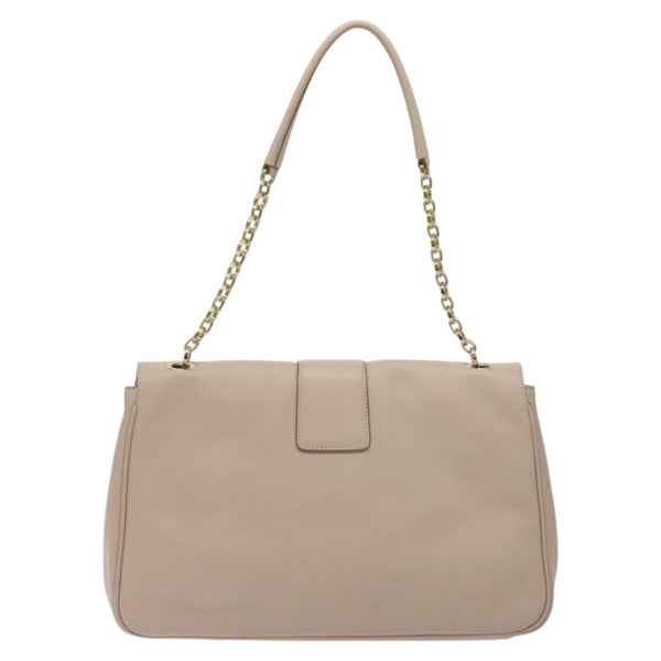 Chanel White Leather Boy