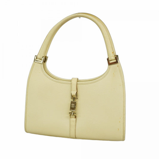 Gucci White Leather Jackie
