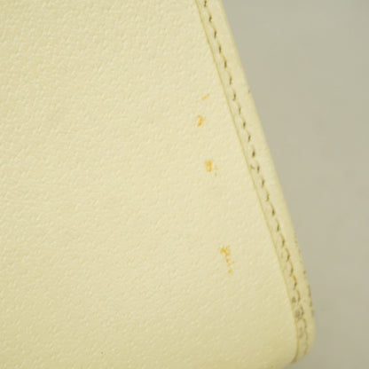 Gucci White Leather Jackie