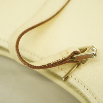 Gucci White Leather Jackie