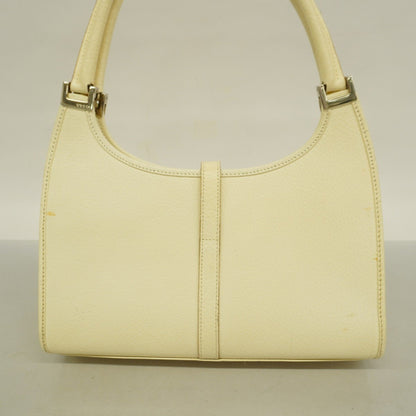 Gucci White Leather Jackie
