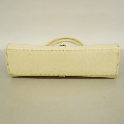 Gucci White Leather Jackie