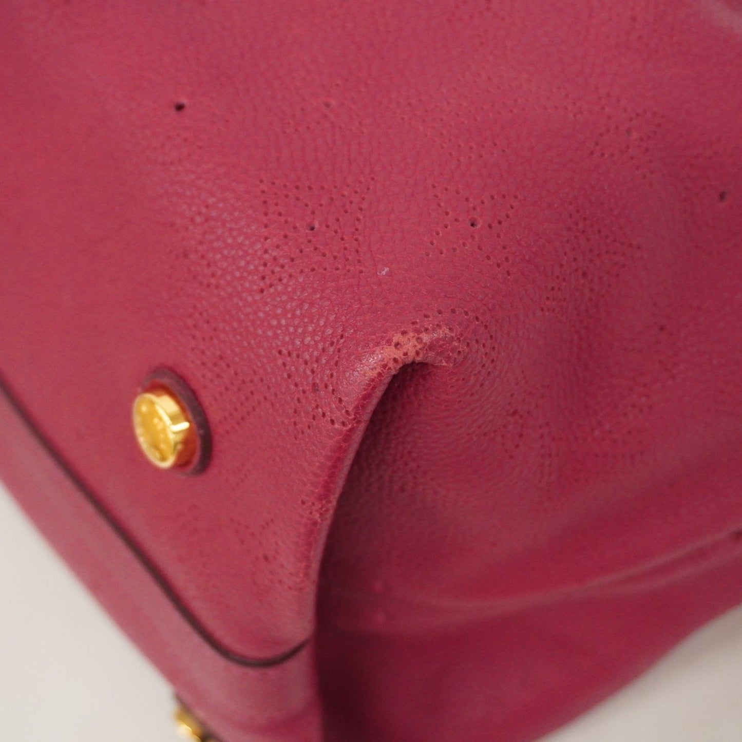 Louis Vuitton Red Leather Mahina