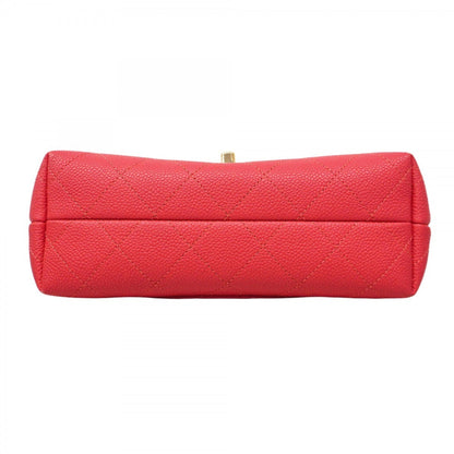 Chanel Pink Calfskin Single Flap