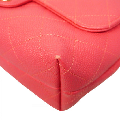 Chanel Pink Calfskin Single Flap