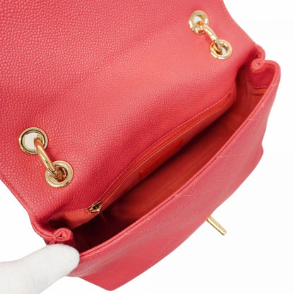 Chanel Pink Calfskin Single Flap