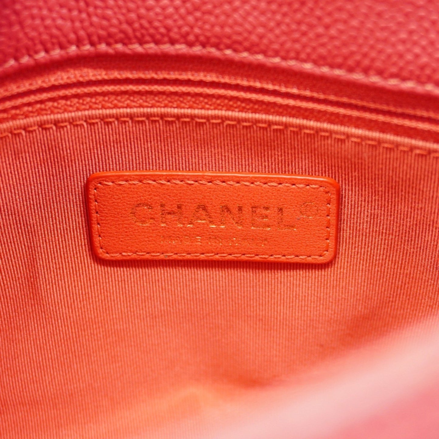 Chanel Pink Calfskin Single Flap