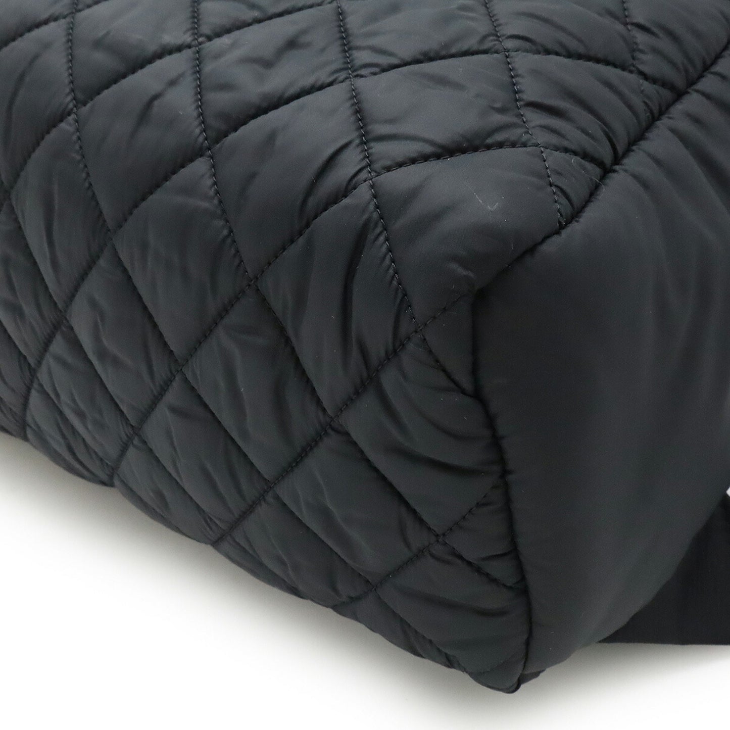 Chanel Black Nylon Coco Cocoon