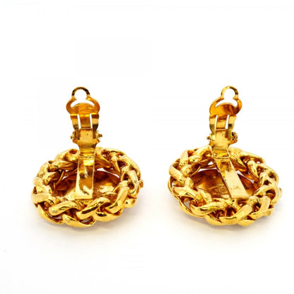 Chanel Gold Gold Plated Coco Mark