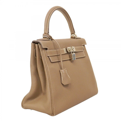 Hermès Gray Leather Kelly 28