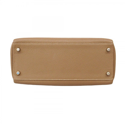 Hermès Gray Leather Kelly 28