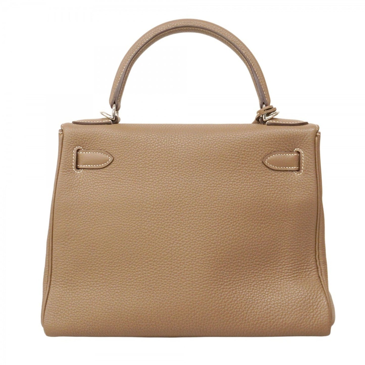 Hermès Gray Leather Kelly 28