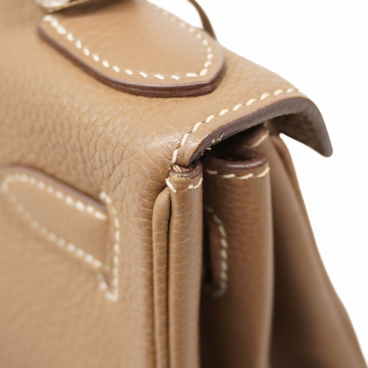 Hermès Gray Leather Kelly 28