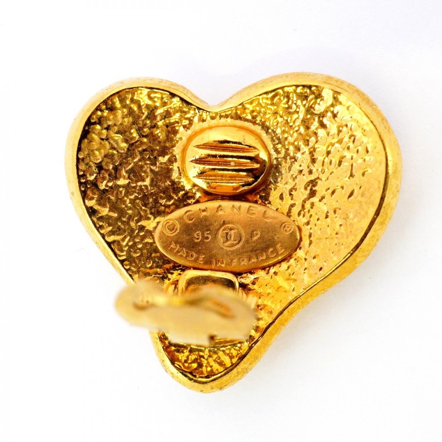 Chanel Gold Gold Plated Coco Mark