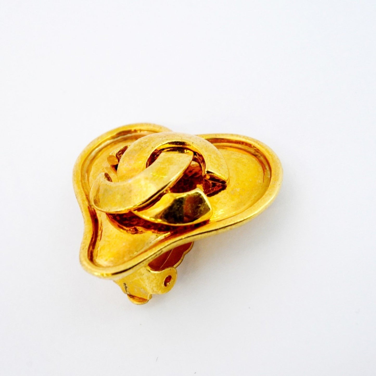 Chanel Gold Gold Plated Coco Mark
