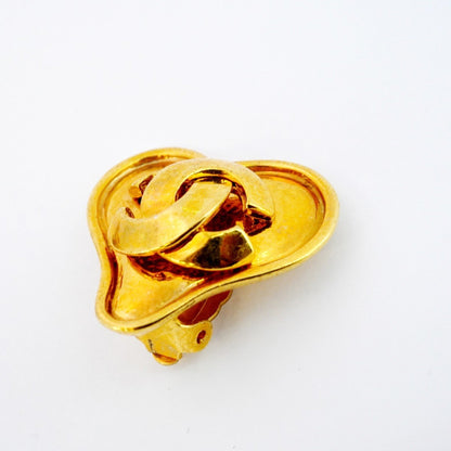 Chanel Gold Gold Plated Coco Mark