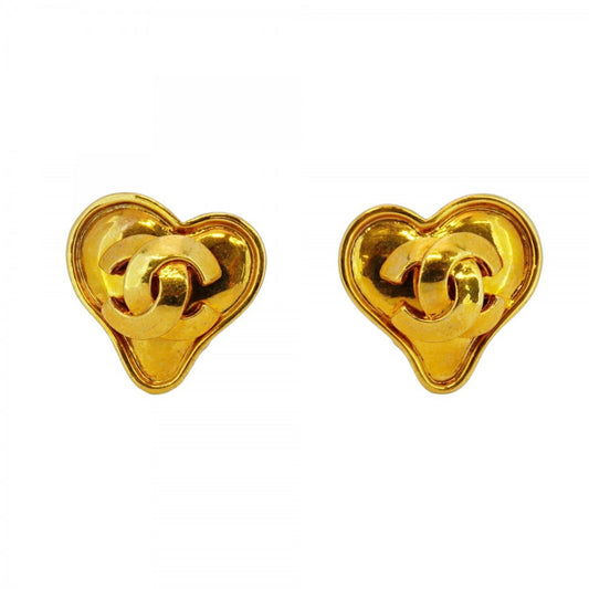 Chanel Gold Gold Plated Coco Mark