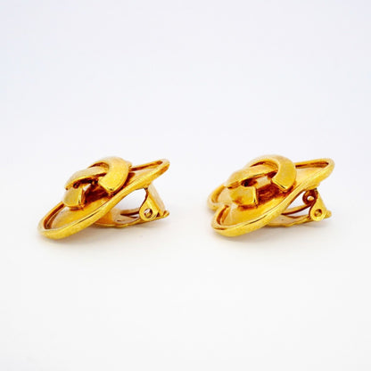 Chanel Gold Gold Plated Coco Mark