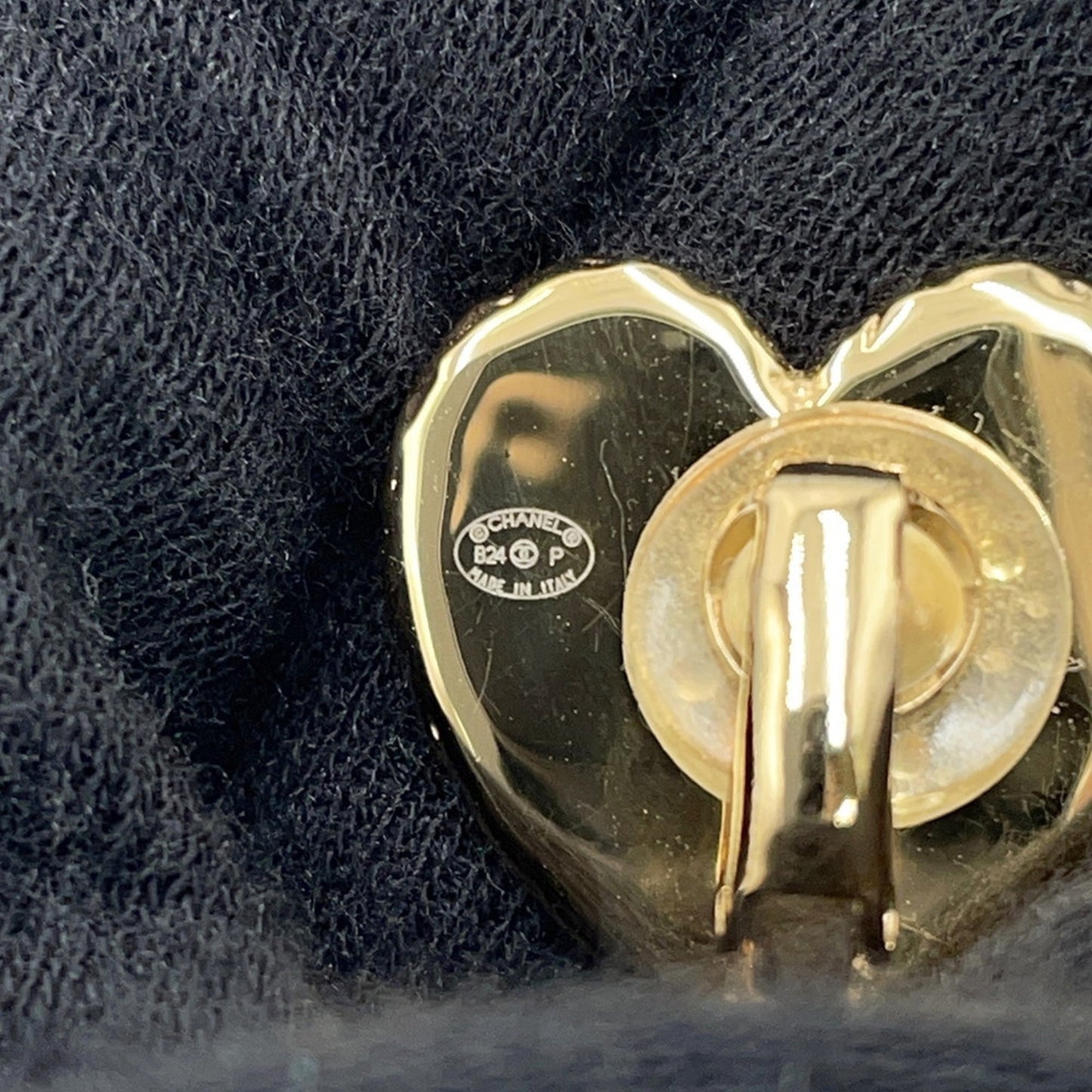 Chanel Gold Gold Plated Coco Mark