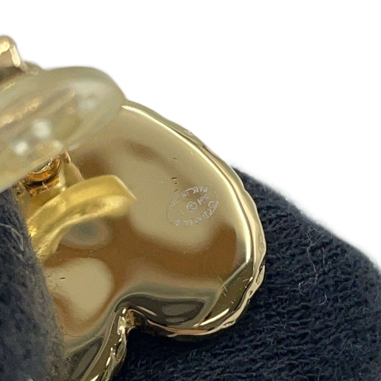 Chanel Gold Gold Plated Coco Mark